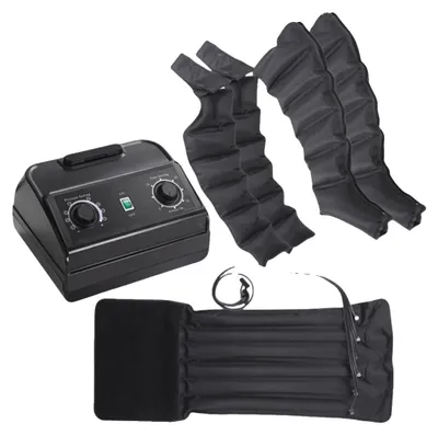 Produktbild von Muskelmassagegerät, Luftkompression, Lymphdrainage, 2beine2arme1gürtel, EU-Stecker