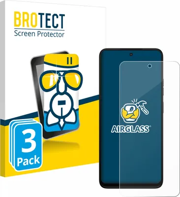 Produktbild von 3x BROTECT Schutzglas für Motorola Moto G35 Schutzfolie Panzer Folie Glas Display Schutz klar