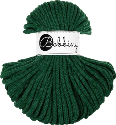 Produktbild von Bobbiny Premium 5 mm 50 m Pine Green Schnur