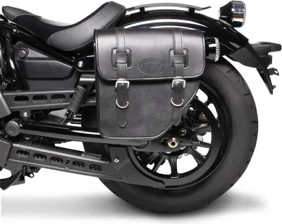 Zdjęcie produktu dla Torba na siodło motocyklowe do niestandardowych motocykli retro vintage Texas 10l czarna