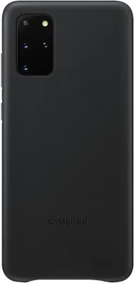 Image de Coque pour Samsung Galaxy S20+ Premium Cuir Noire Samsung