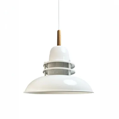 Produktbild von Laterne Pendelleuchte Ø34 cm Holz-Metall E27 Moderne Ohne Leuchtmittel
