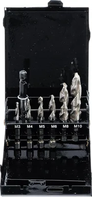 Produktbild von Bohrer- und Gewindeschneider-Set | HSS-G | 7-teilig