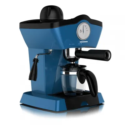 Obrázok produktu pre Heinner HEM-200BL, Espresso kávovar, 0,25 L, Mletá káva, 800 W, Modrá