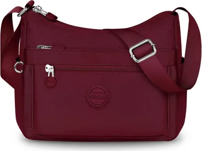 Produktbild von VOBUKE Umhängetasche Damen Nylon Mittelgroß Wasserdicht Rot