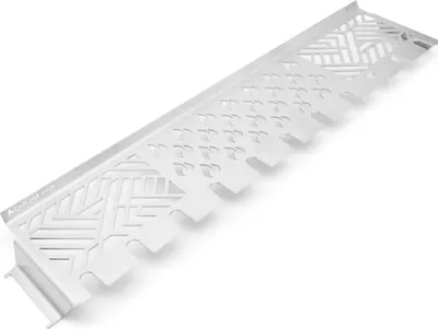 Image de Multistation en acier inoxydable | Grille de maintien au chaud pour Napoleon Rogue 525 | avec support Drumstick | 3mm d'épaisseur