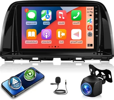 Produktbild von Android Autoradio – Multimediasystem – Autoradio – Navigationssystem – Infotainment – 9-Zoll-Touchscreen
