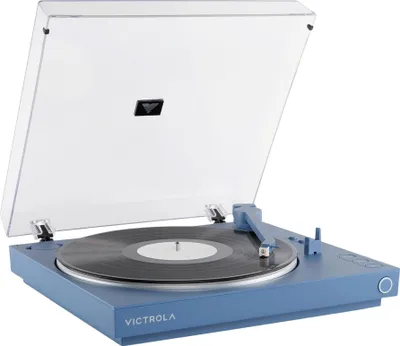 Productafbeelding van Victrola VPT-800-BLU-INT, automatische platenspeler, blauw