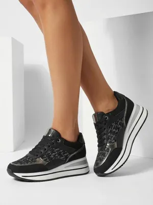 Produktbild von Damen-Sneakers mit verstecktem Keilabsatz Print Style, Größe 37