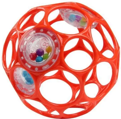 Obrázek produktu pro OBALL Hračka Oball RATTLE 10 cm orange 0m+