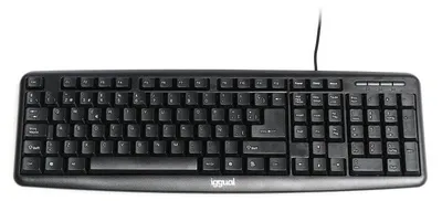 Immagine prodotto di Tastiera iggual QWERTY USB Nero Qwerty Spagnolo