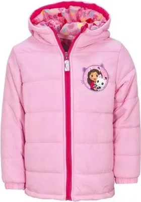 Produktbild von Gabbys Dollhouse Kinder Mädchen Winterjacke Jacke Kapuze – Rosa / 98