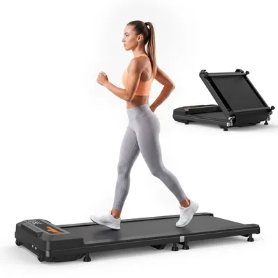 Immagine prodotto di Walking Pad, tapis roulant da utilizzare sotto la scrivania, design salvaspazio e pieghevole a 180°, capacità massima di 130 kg
