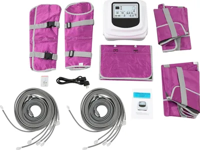 Produktbild von Pressotherapiegerät, Lymphdrainage, verstellbare Gurte, LILA, LILA