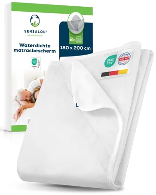 Productafbeelding van Waterdichte kingsize matrasbeschermers, set van 2 stuks