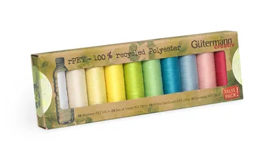 Produktbild von Gütermann Nähfaden-Set Allesnäher rPET mit Labels 10x100m Col.2