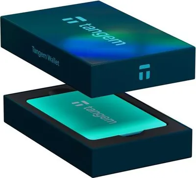 Immagine prodotto di Portafoglio Tangem - Set da 3 carte, Electric Sea