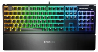 Produktbild von Steelseries Apex 3 LED Beleuchtete Kabelgebundene Tastatur Schwarz TP7F-JHEI