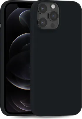 Produktbild von Hülle für Apple iPhone 12 Pro Max - Handyhülle Cover aus Silikon in Schwarz