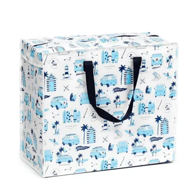 Produktbild von XXL Aufbewahrungstasche VW T1 Bulli Explore Allzwecktasche Volkswagen ca. 55x48x28cm