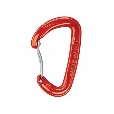 Karabiner Vision Bent/Straight von Singing Rock; rot; für Klettern geeignet.