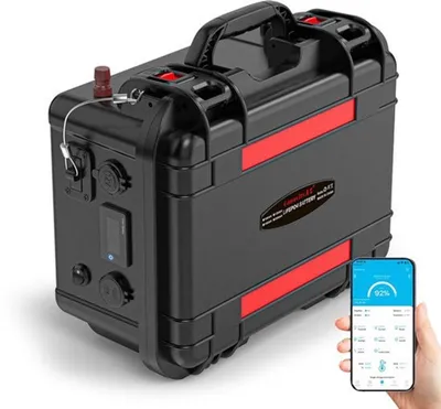 Obrázek produktu pro Přenosná baterie – 300 Ah – 12,8 V – LiFePO4 – Vhodná pro outdoorové aktivity a kempování