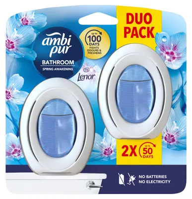 Obrázok produktu pre Osviežovač vzduchu do kúpeľne Ambi Pur Lenor Spring Awakening 2x7,5 ml