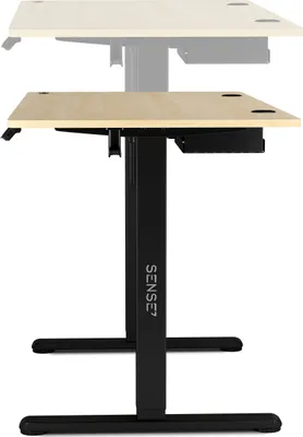 Produktbild von SENSE7 Höhenverstellbarer Schreibtisch Nojo 120x60 Kiefer Elektrisch Gaming Tisch Computertisch Standing Desk PC Tisch Memory Funktion Kabelmanagement