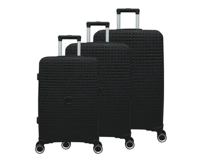 Produktbild von Gustav Voss 3-tlg. Reisekoffer-Set Schwarz, Serie Saint Tropez 64665