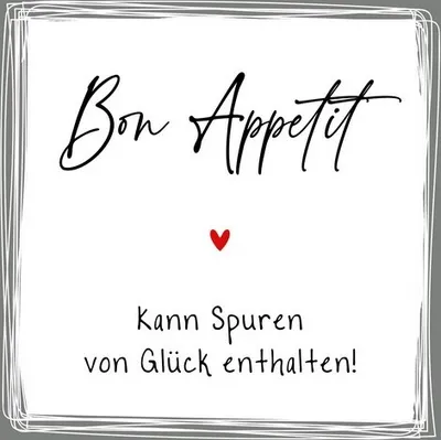 Produktbild von RP 20 Servietten Glücksspuren - Bon Appetit mit Glück 33x33cm