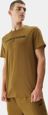 Produktbild von 4F Herren-T-Shirt mit Aufdruck Lecocq braun M