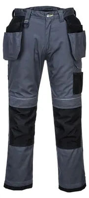 Image de Pantalon Holster Pw3 Couleur : Gris/noir Short Taille 50 - Portwest