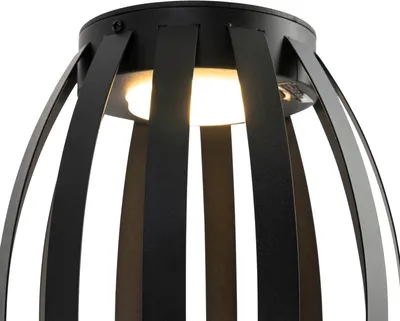 Produktbild von Set mit 2 Outdoor Tischleuchten Schwarz 3 Stufig dimmbar Solar & wiederaufladbar Sheldon