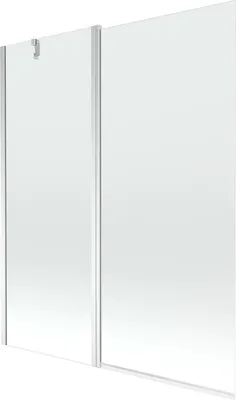 Image de Mexen Flip Pare-baignoire 1 vantail 140 x 150 cm, transparent, Chrome - 894-140-101-01-00