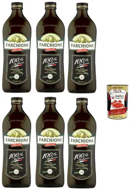 Produktbild von Farchioni Italian Gourmet Olio Extra Vergine di Oliva, natives Olivenöl 6 x 1L