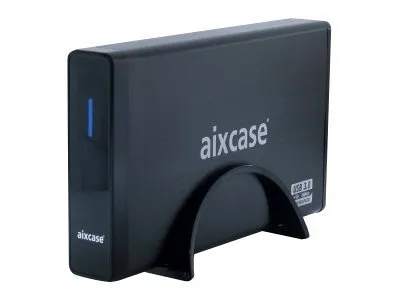 Produktbild von aixcase Gehäuse blackline USB3.0 3.5" 8.9cm SATA HDD ALU