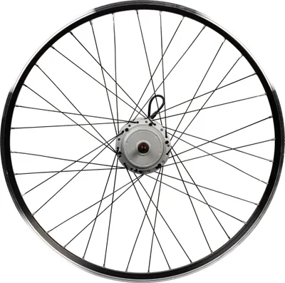 Produktbild von Zündapp Green 2.7 / Z502 / Z503 / Z510 / Z517 28 Zoll 700c Vorderrad mit Ananda M129F Radnabenmotor Laufrad vorne schwarz/schwarz