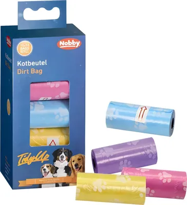 Produktbild von Nobby TidyUp Kotbeutel pastell, Inhalt: 10 Rollen mit 15 Beutel