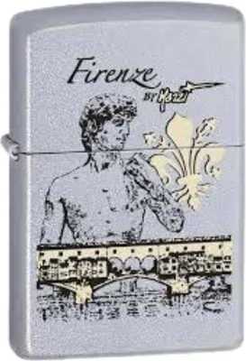Obrázek produktu pro Zapalovač Zippo 205 Mazzi Firenze Man Silver Metal