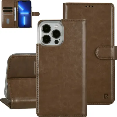 Produktbild von UNIQ Accessory iPhone 13 Pro Max Booktype Case - Card holder for 3 cards - Magnetic closure - Gold