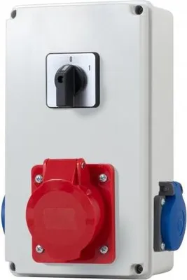 Produktbild von BICO-Verteiler - Steckdosen 16A/5P, 2x230V, L/P(16A) F3.0373