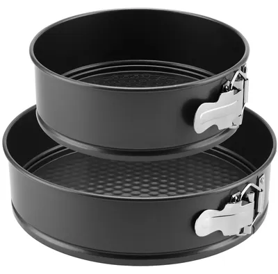 Image de Lot de 2 moules à pâtisserie ronds