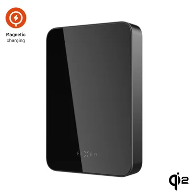 Produktbild von FIXED FIXZENMC-10-BK, 10000 mAh, Lithium Polymer (LiPo), Quick Charge 2.0, Kabelloses Aufladen, Schwarz