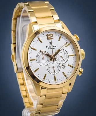Immagine prodotto di Festina orologio da uomo Elegante orologio da polso in acciaio inossidabile oro UF20633/1