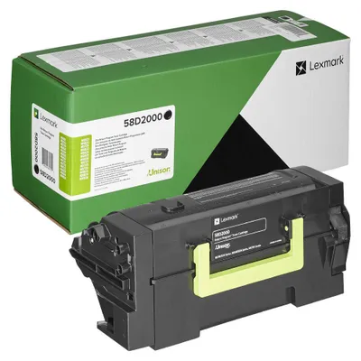 Obrázek produktu pro Lexmark 58D2000, 7500 str., Černá, 1 kusů