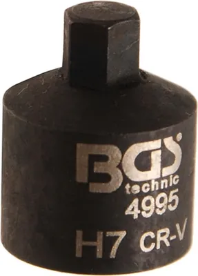 Productafbeelding van BGS 4995: Binnenkant remklauw, zeskantige dop, extra kort, 7 mm