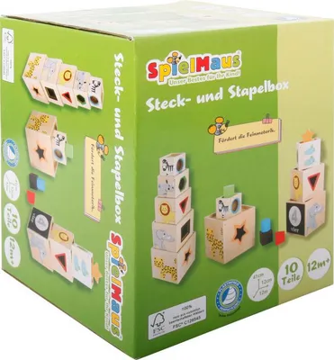 Produktbild von SMH Stapel-und Steckbox, 10 Teile