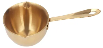 Image de Casserole en émail avec double bec pour faire fondre et cuire