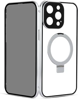 Immagine prodotto di INF Custodia magnetica con protezione della privacy per iPhone D'argento iPhone 13
