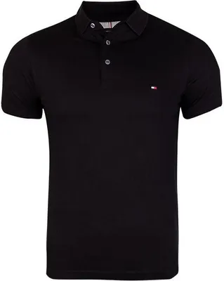 Produktbild von Tommy Hilfiger 1985 slim fit polo, zwart